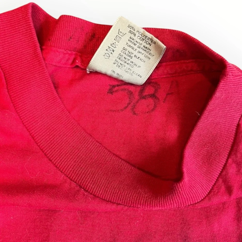 Vintage Alabama Crimson Tide Shirt Mens XL Red University Graphic Print Old Logo - Picture 3 of 7